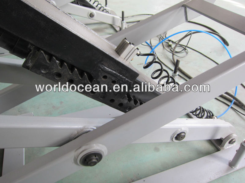 hydraulic car maintenance equipment scissor car lift WSU3000 CE