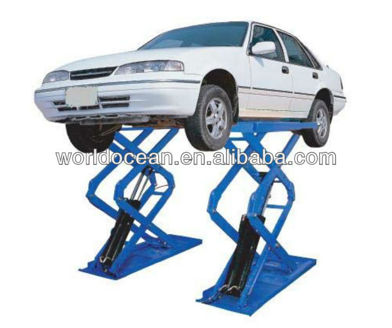 Convenient and affordable Scissor car lifter 3.2ton lifting capacity