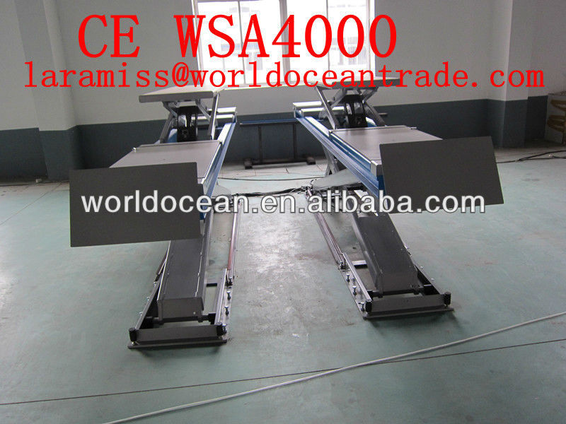 Garage Equipment Car Scissor Lift WSA4000 with CE certification