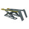 Low profile large platform scissor alignment lift WS3200
