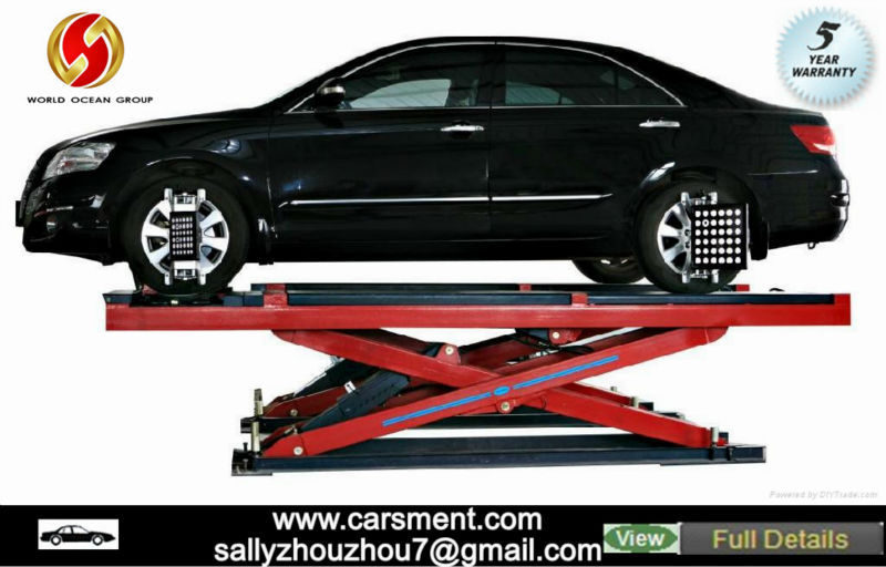 New products for 2013 Scissor Mid-Rise car lift with scissor lift