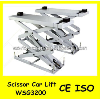 Scissor car hoist WSG3200 withg CE