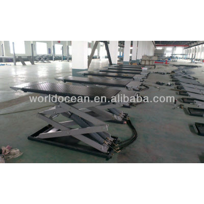 Hot product for 2013 Full rise hydraulic scissor Car Lift in ground