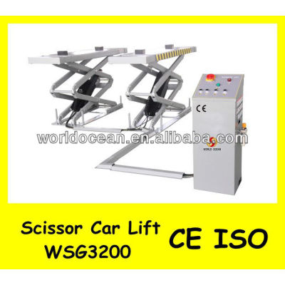 Undreground type scissor car lift with CE certification