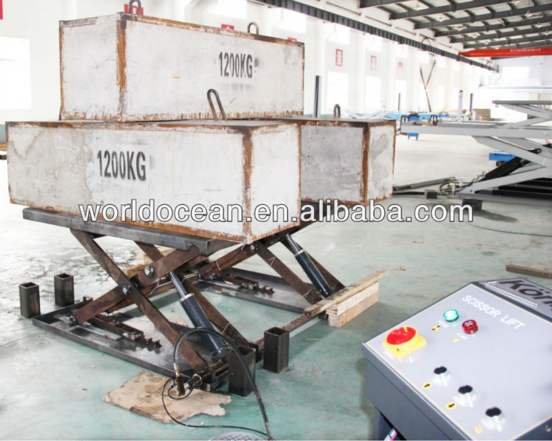 Manufactory direct sales wholesale price WSG3200 Scissor car lift hydraulic lifter
