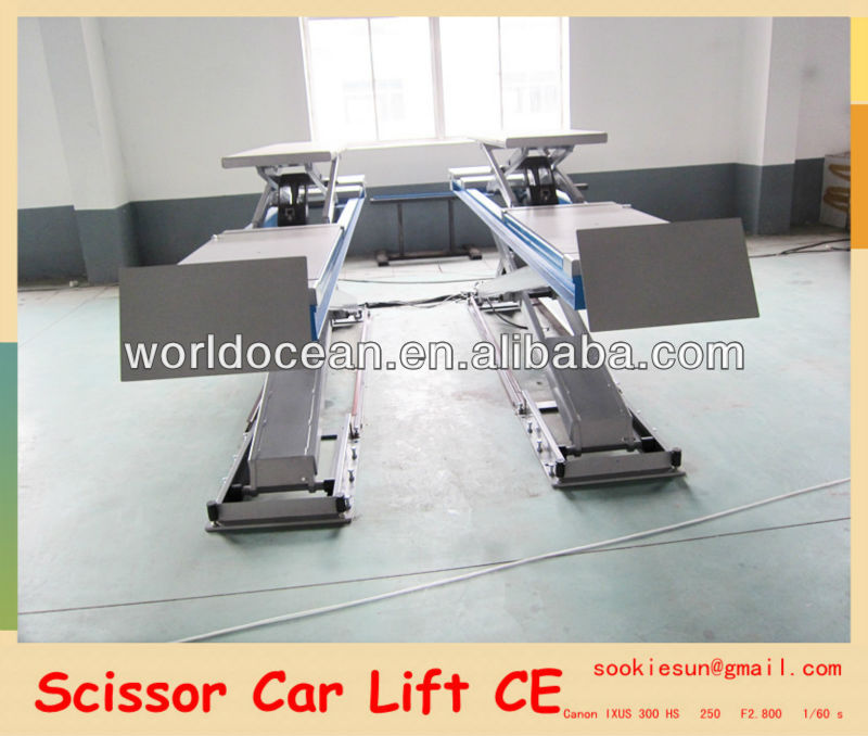 car lift CE certificate, alignment scissor lift, garage lift