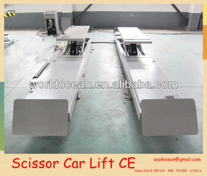 car lift CE certificate, alignment scissor lift, garage lift