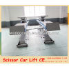 Electro-hydraulic large plaform on ground scissor lift for car WSA4000