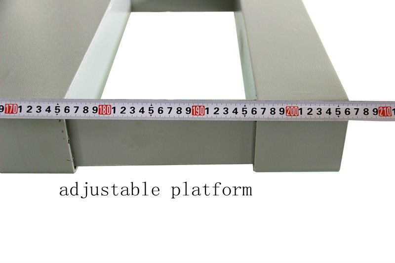 Extensible platform low profile floor mounted type scissor lift