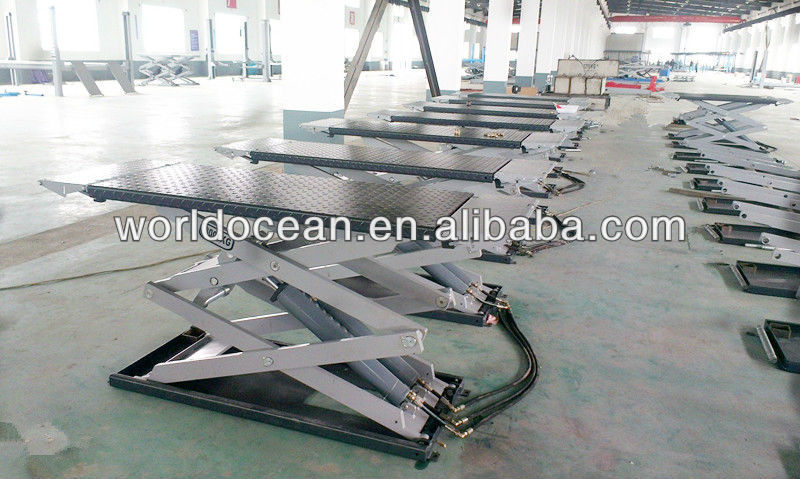 New products for 2013 Mid-rise Hydraulic Scissor protable car lifts with scissor lift