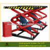 Underground scissor car lift with CE approved