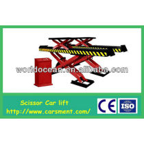 Scissor hydraulic car alignment lift