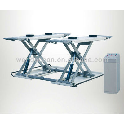 Mid-rise hydraulic scissor lifts for cars