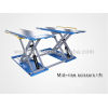 Double hydraulic cylinders scissor mobile car lift