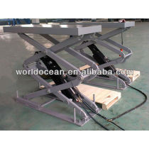 Underground car lift,Scissor car lift with 2 cylinders for sale (3.2T)