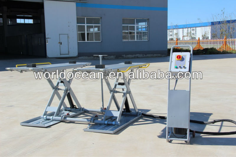 Mobile scissor car lift with CE approved
