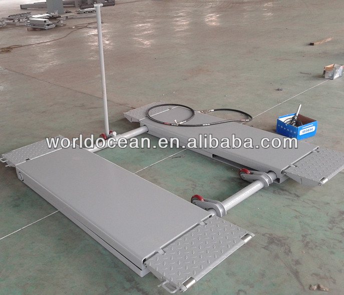Low ceiling portable auto lifter platform