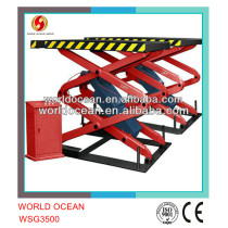 Hydraulic scissor car lifts for home garages for car wash for sale