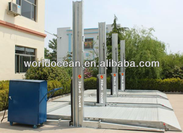 2 post parking lift WP2700-H with CE certificate