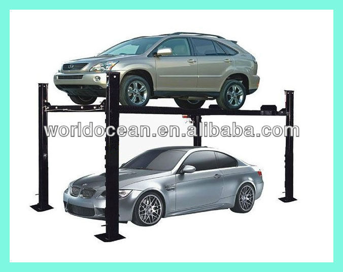 four post Hydraulic auto mobile lift 3600kg with Casters