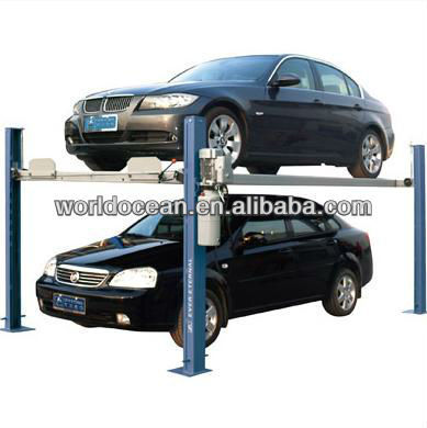 hydraulic four post garage parking lift for home