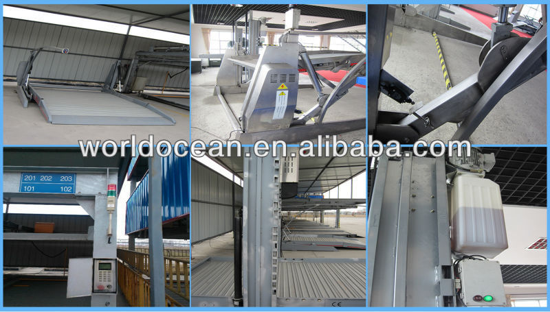 Hot sale two post parking system, 2 post car parking lift 2300kgs/ 1800mm