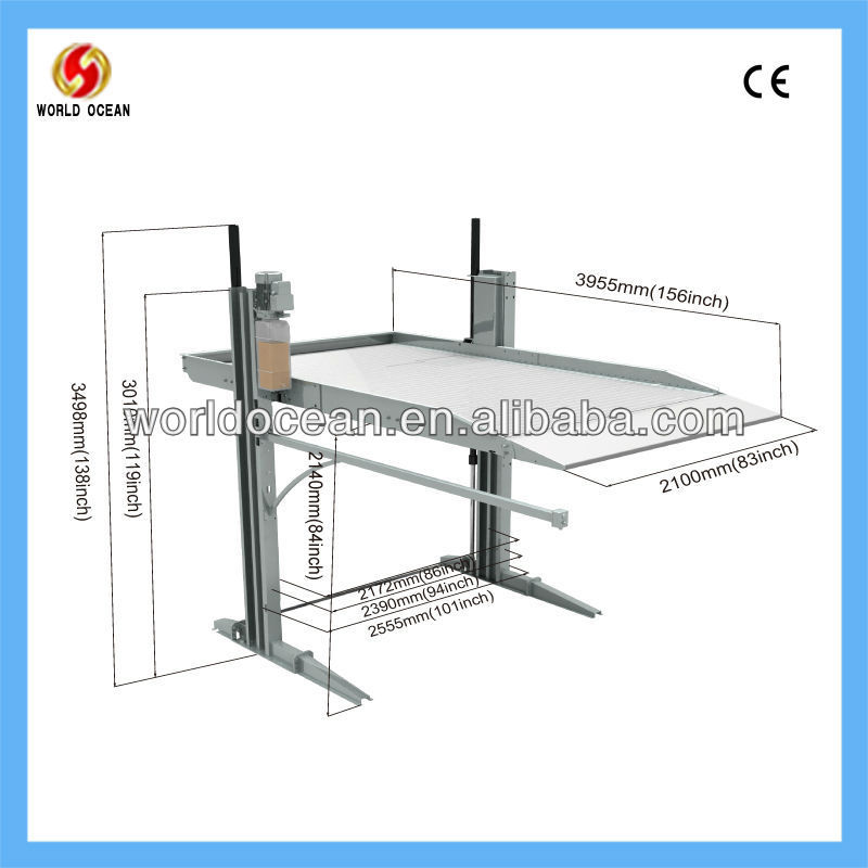 Car Manual Car Parking Lift with CE ,WOW8020