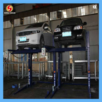 CE/UL/GS certified 2 levels cheap parking equipment WP2200