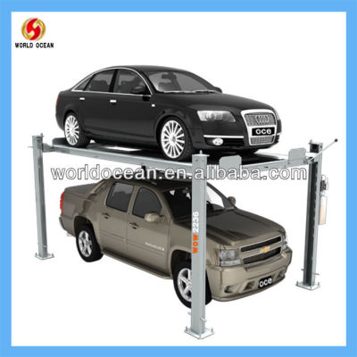 High quality four post hydraulic parking lift