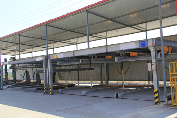 New Product for 2013 Two post double level hydraulic parking lift system for parking lot