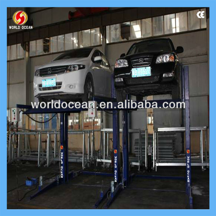 2 post car parking lift with CE certification