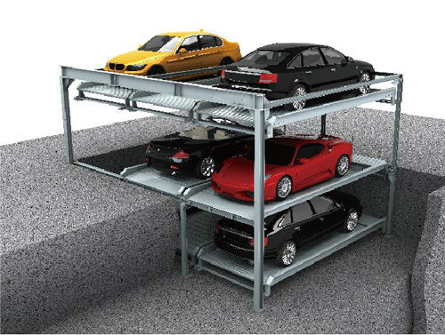 3 Levels Mechanical Hydraulic Car Stacker Parking