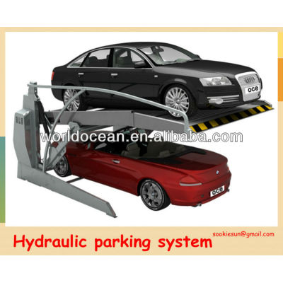 Hot sale Garage car parking lift,two level two post parking lift