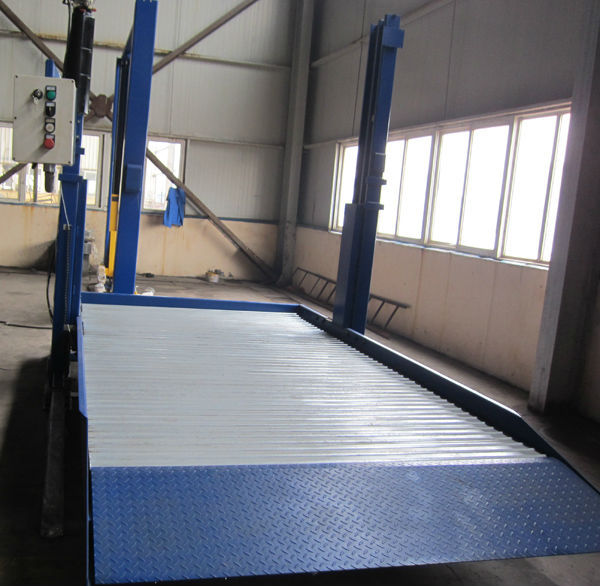 Economical Hydraulic Two post Car Parking Lift 2 floor