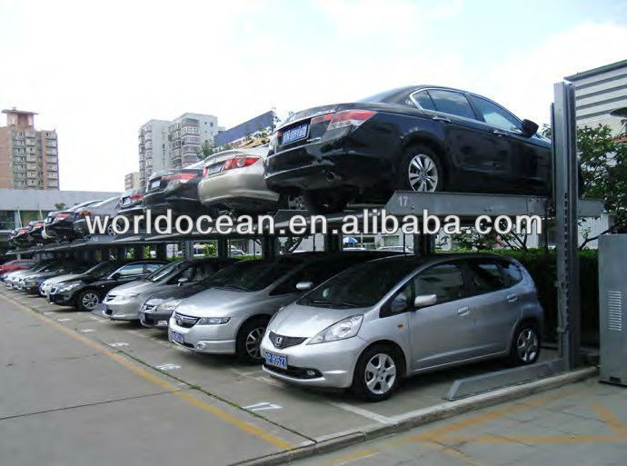 China Simple 2 Post Hydraulic Mechanical Parking Device