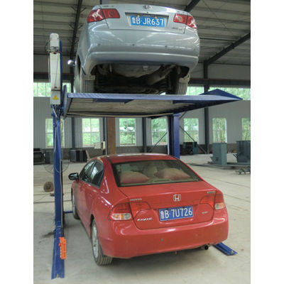 2 Post Car Stackers Parking Lift Simple Parking System