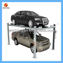 4 Post Car Park Lift For Sale Cheap Hydraulic Car Lift For Car Showing/Exhibition