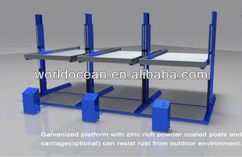 2 post automatic car stacker
