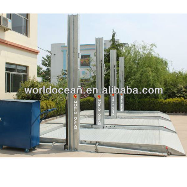 two post hydraulic car parking lift platform