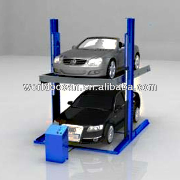cheap commercial parking equipment 2 levels parking system