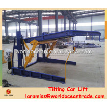 Two post tilting parking system with CE