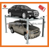 Movable four post car parking equipment