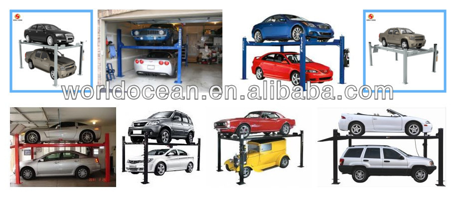 two deck car parking lift with CE approval