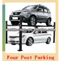 Four post car elevator parking system with CE 8000lb capacity