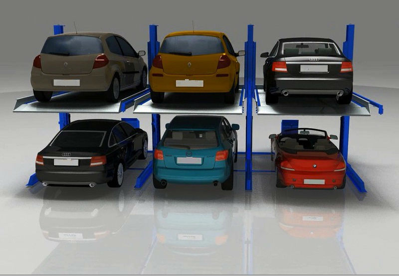 Automatic mini two levels car parking system