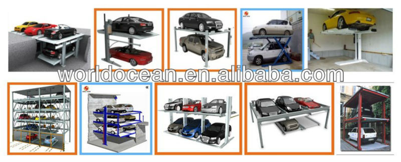 Mechanical Four Post CAR STACKER PARKING SYSTEM