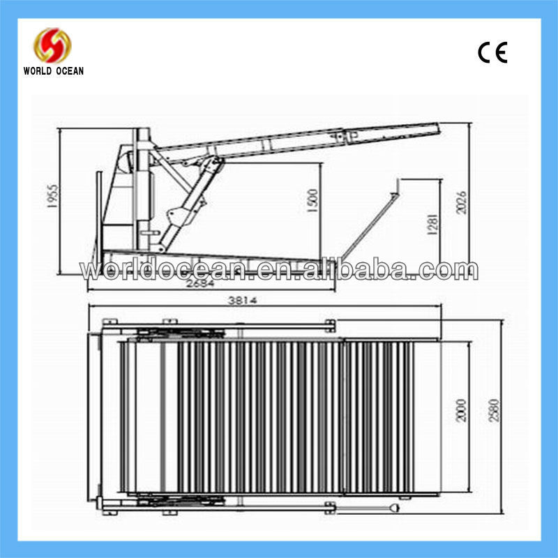 Hydraulic Parking Lift,Tilting parking lift for sale