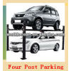 Automatic four post machinery car paking