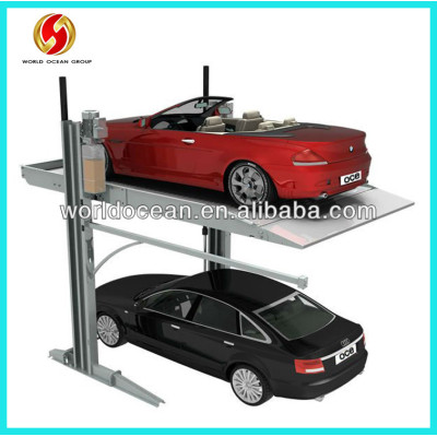 Automated smart two levels car parking system