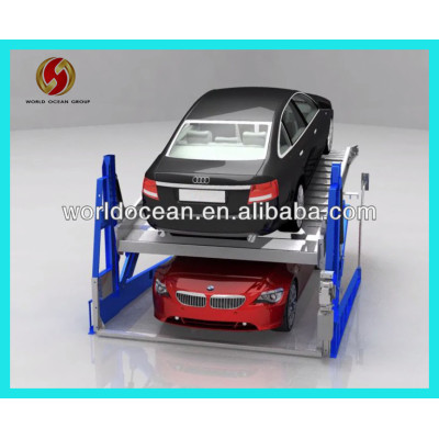 Tilting two post hydraulic car lift with CE certification
